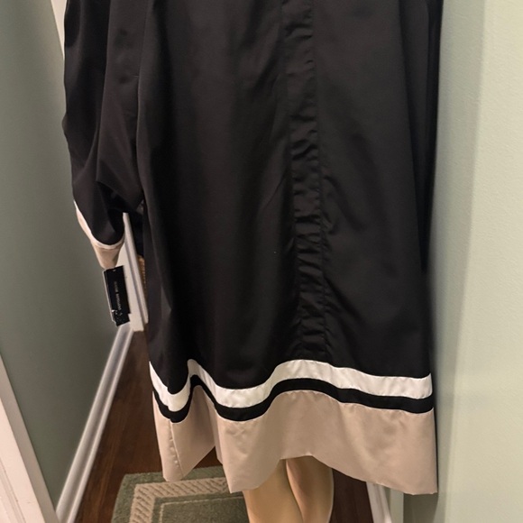 BNWT Jones NY Black and Tan Hooded Jacket size 2XL - Picture 8 of 13